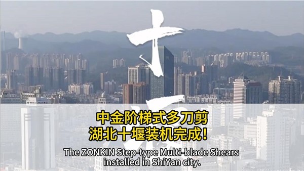 湖北十堰裝機中金階梯式多刀剪！